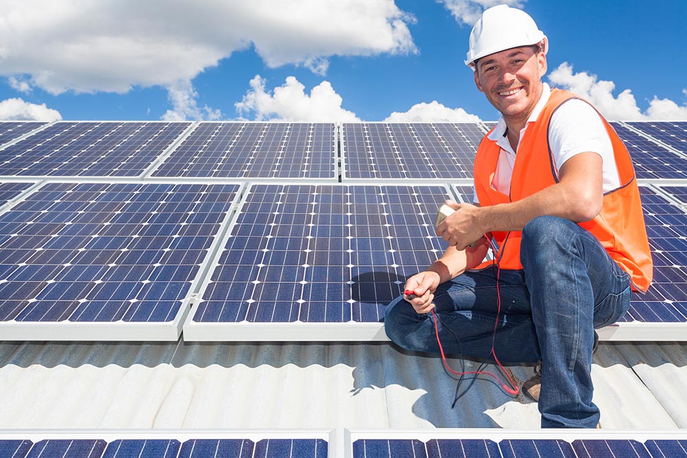 Solar panel technician